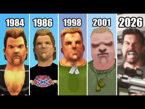 Evolution of PHIL CASSIDY (1984 - 2026) GTA Games