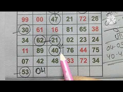 24-06-2025 Kalyan Tuesday Second Touch Jodi Chart Line Game.
