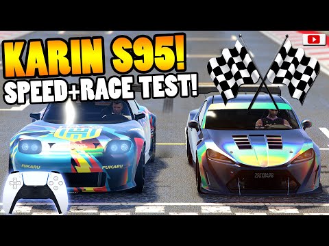 🏁😲BESSER als VIGILANTE!😲🏁 KARIN S95 Speed + Race Test! [GTA 5 Online PlayStation 5 Update DLC]