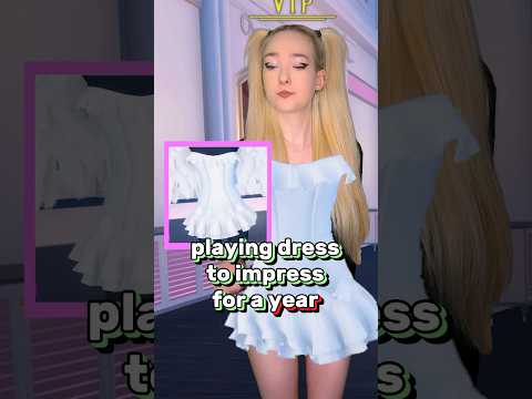 I CAN’T BELIEVE SHE WORE THIS #roblox #funny #skit #dresstoimpress #dti