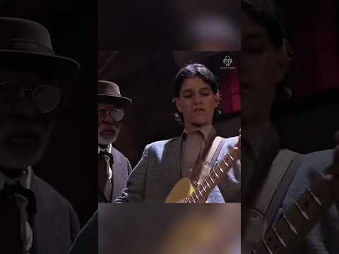 Legendary guitar battle in Crossroads where Steve Vai lost #shorts