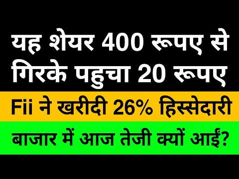 बाजार में आज तेजी क्यों आईं ? 🔴 Stock Market Latest News 🔴 आज मार्किट उपर क्यों गया