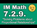 Proportional Relationships and Linear Equations