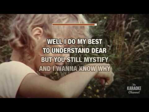 Cruel To Be Kind in the style of Nick Lowe | Karaoke with Lyrics