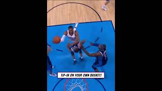 Shaqtin' A Fool: Accidental Tip-In! #shaqtinafool #nba #shorts