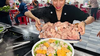 ĂN SẠCH HẾT MÂM GIÒ HEO VÀ PHẢN ỨNG CỦA CHỦ QUÁN QUÁ BẤT NGỜ