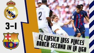Real Madrid v FC Barcelona (3-1) Match Review: El Clasico - Barca Drop To 2nd In October From HELL