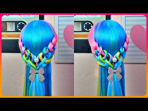 PENTEADO FÁCIL DE FAZER PARA IR PARA A ESCOLA  coiffure pour enfants Peinado fácil para niñas