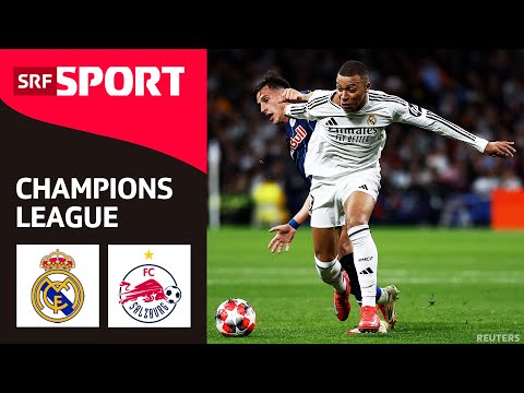 Real Madrid - RB Salzburg | Highlights - Champions League 2024/25 - Runde 7 | SRF Sport