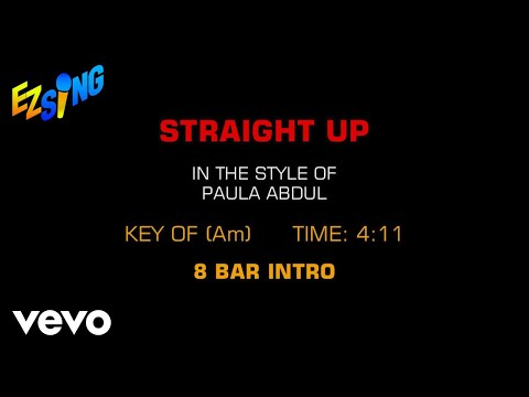 Paula Abdul – Straight Up (Karaoke)