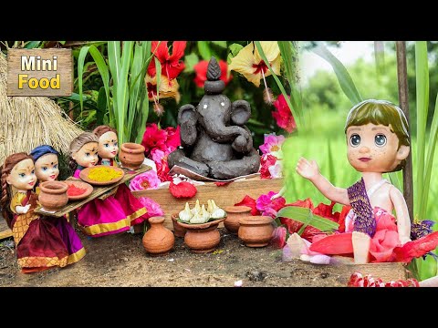 Miniature Ganesh Chaturthi  | Tiny Cooking | Mini Food Cooking