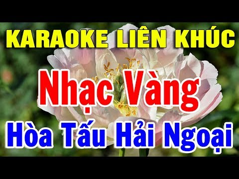 Karaoke Nhạc Sống Hòa Tấu Trữ Tình Hải Ngoại | Liên Khúc Chuyện Tình Không Dĩ Vãng | Trọng Hiếu