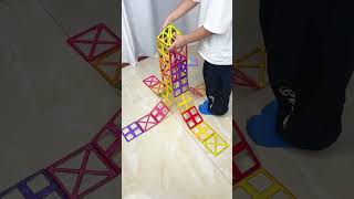 Magische Verwandlung: Vom 2D-Bild zum 3D-Turm mit Magneten!