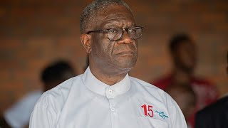 YouTube video thumbnail: Nobel Winner Mukwege Warns of Predatory US Deal for DR Congo