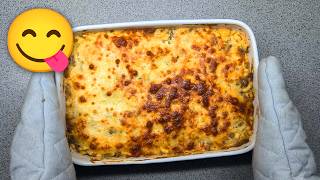 Deutscher Spätzle Auflauf der nicht mehr besser geht! Hackfleisch dazu und du willst nichts anderes