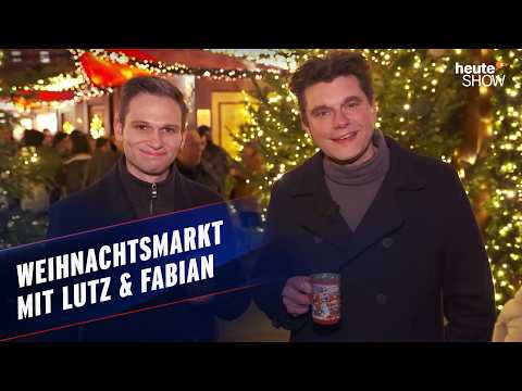 Niemand will Politik an Weihnachten! Lutz & Fabian am Glühweinstand | heute-show vom 13.12.2024