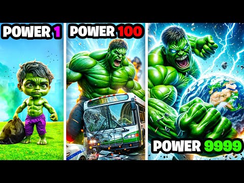 Weakest to STRONGEST HULK in GTA 5!