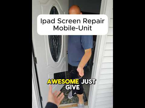 EMERGENCY IPAD SCREEN REPAIR IN MOBILE UNIT!! #education #funny #brokenfix #brokenscreen #mobilefix