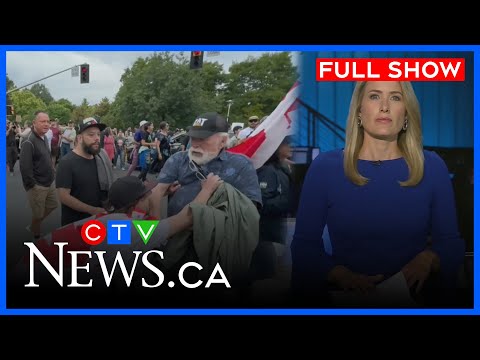 Pro- and anti-immigration protests clash in Toronto | CTV National News for Saturday, Sept. 13, 2025