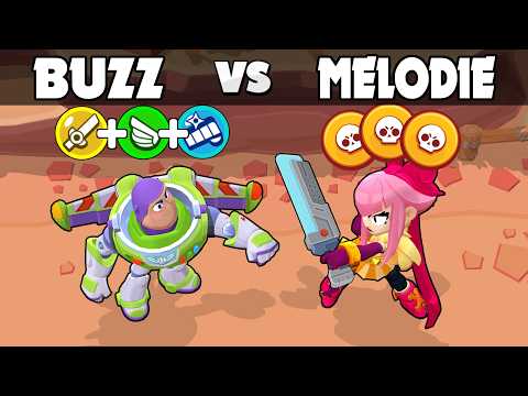 BUZZ  vs MELODIE ⭐ Toy Story X Brawl Stars