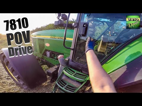 John Deere 7810 - POV Harvest & SOUND (60FPS)
