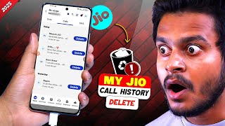 🚫How to Delete Call History from MyJio App in 2025 | My Jio app se Call History kaise Delete kare