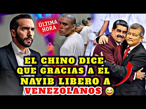 BOMNAZO NAYIB BUKELE NO PUEDE CREER ESTO EL CHINO DICE QUE GRACIAS A EL DEJARON LIBRE A VENEZOLANOS