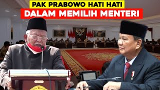 Presiden Prabowo Dapat Pesan Penting Dari Kh Syukron Makmun Hati-hati Memilih Menteri