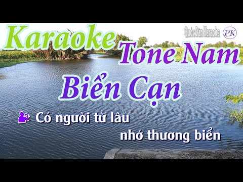 Karaoke Biển Cạn (Bossa Nova) – Tone Nam (Rê Thứ Dm) – Quốc Dân Karaoke