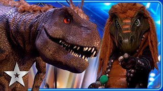 DINO-mite Dinosaur Acts! | Auditions | Britain's Got Talent