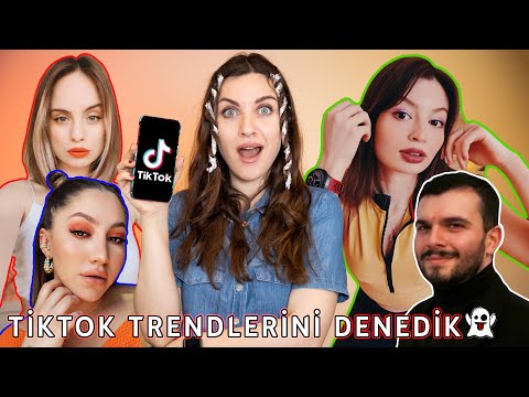 ÇILGIN TİKTOK TRENDLERİNİ DENEDİK 👻🔥 @bicimali  @CemreSolmaz @DamlaAltun @MeryemCanOfficial