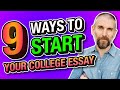 Techniques for Writing Personal Statements