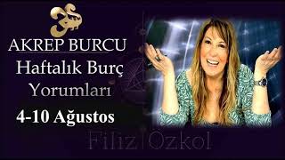 4 - 10 Ağustos 2025 (33ncü Hafta) Akrep Burcu Yorumları / #burcyorumları