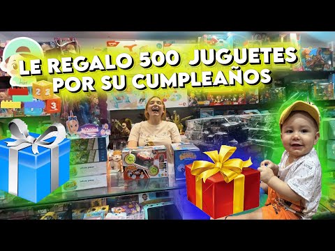 LE REGALO 500 JUGUETES A MI HIJO DE CUMPLEAÑOS 🎁😱🎊 Maiye 🧡