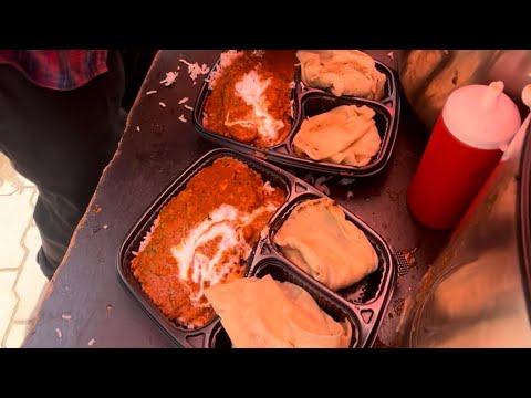 मोहाली की😱सब से viral चिकन🍗थाली । #foodtown #trending #shortsfeed #thali #fyp #video