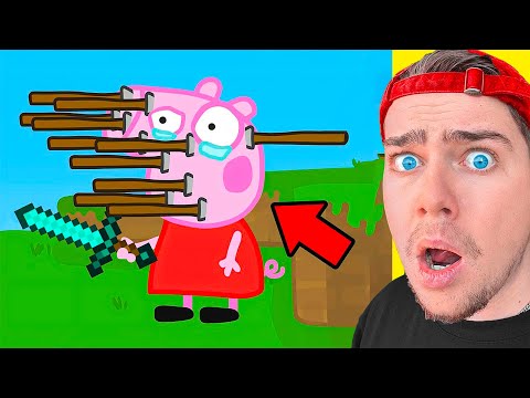 Minecraft VS Peppa Pig ! (animation)