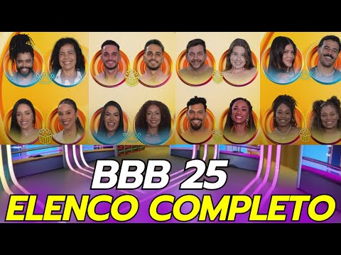 VEJA AGORA TODAS AS DUPLAS DE PARTICIPANTES DO BBB 25