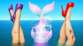 ¡De Glam 💄 a Sirena 🧜‍♀️ a Vampiro 🦇 Caos Total de Transformación!