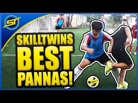 SKILLTWINS BEST NUTMEGS/PANNAS FOOTBALL SKILLS! โ