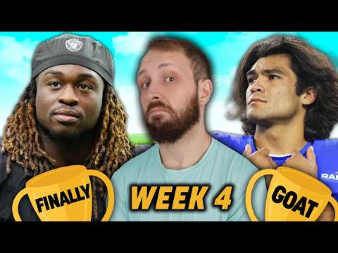 Bran's Week 4 NFL Awards - Ashton Jeanty Has ARRIVED