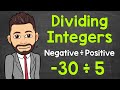 Dividing Negative Integers by Positive Ones