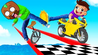 Hice TRAMPAS para GANAR en Carrera TROLL en GTA 5 ONLINE!