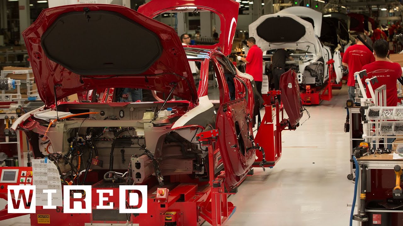 How the Tesla Model S is Made - Tesla Motors Part 1 ()