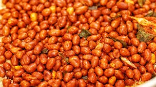 ബേക്കറികളിൽ കിട്ടുന്ന എരിവുള്ള കപ്പലണ്ടി perfect ആയി വീട്ടിൽ ഉണ്ടാക്കാം 😋/Bakery  Spicy Fried Peanut