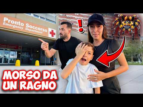 FIGLIODIEGO E' STATO MORSO DA UNA TARANTOLA , FINISCE IN OSPEDALE!