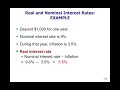 Interest Rates and Inflation Concepts