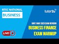 Business Finance Concepts Assessment