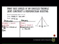 Properties and Proofs of Triangles