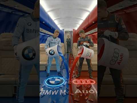 BLUE ๐ต VS RED ๐ด $10M PRIVATE JET: BMW vs AUDI Epoxy Battle! โ๏ธ๐