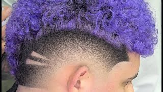 Mid fade haircut más control rizos